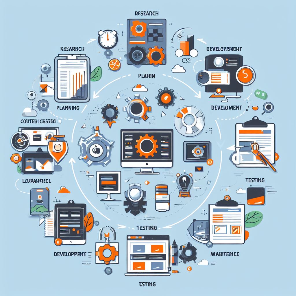 what are the phases of website development